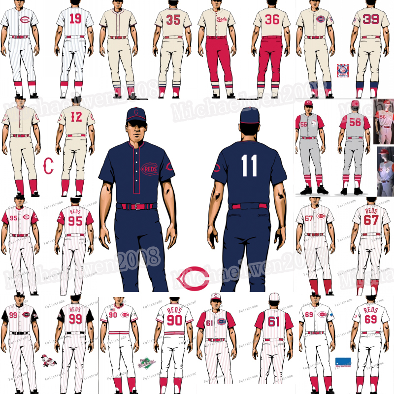 

44 Aristides Aquino Sleeveless Votto Jersey Eugenio Suarez Derek Dietrich Nick Senzel Jose Iglesias Raisel Iglesias Winker, Cool base