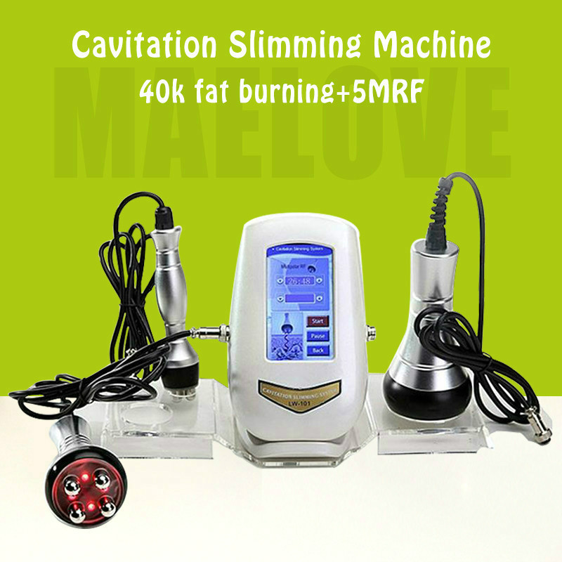 

Hot 40K Ultrasonic Cavitation body shaping 5M RF body slimming skin tightening treatment free shipping DHL