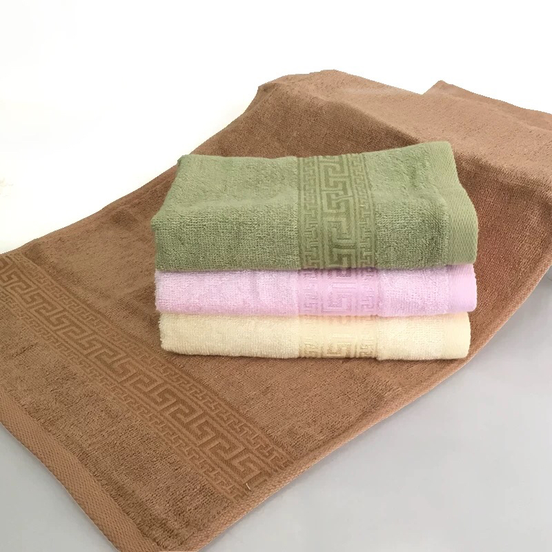

Guyun Elegant Great Wall Break Series Bamboo Charcoal Fiber Towel Soft Absorbent Facial Towels, Green