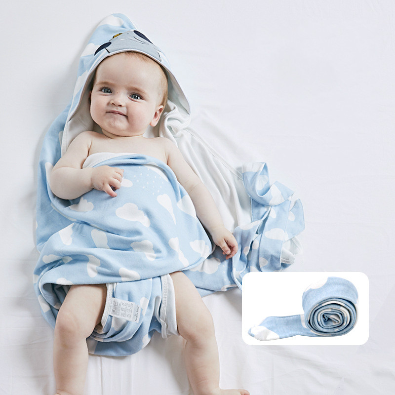 

Cartoon Newborn Baby Soft Blanket Cotton Double Layers Multifunction As Stroller Blanket Air-conditioned Room 85*85cm, Abc