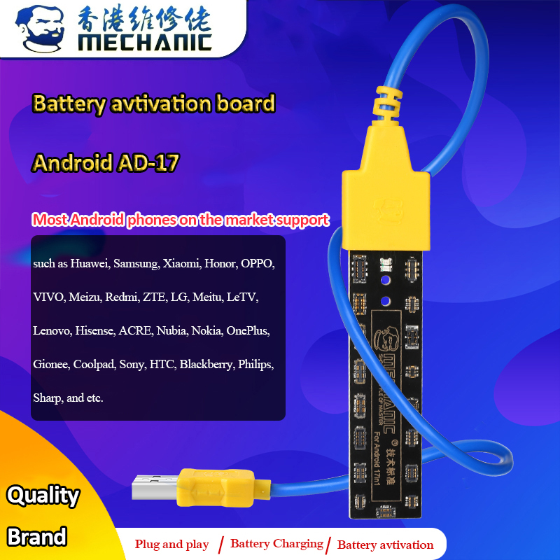 

MECHANIC AD17 AP07 For Samsung Huawei OPPO VIVO Meizu Battery Testing PCB Plate Battery Charging Activation Board