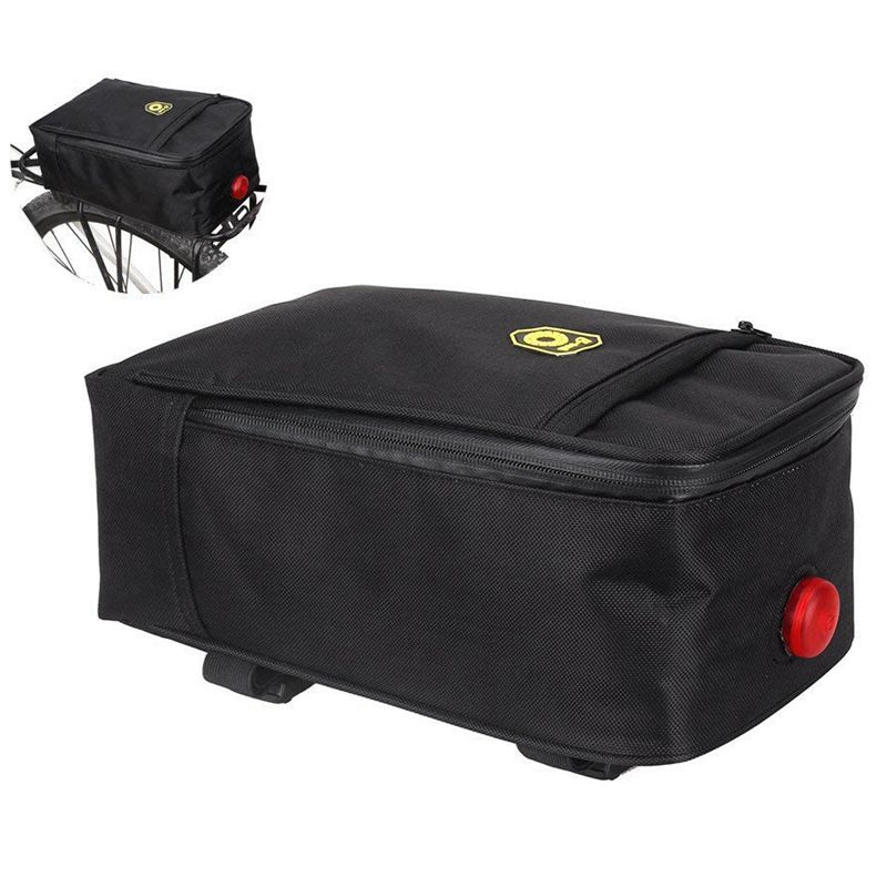 

B-SOUL Outdoor Sport Waterproof Bicycle Trunk Bag Pannier Saddle Bag Luggage Carrying with Back Light Bicycle Luggage Ra