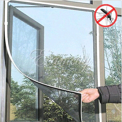 

New Anti-Insect Fly Bug Mosquito Door Window Curtain Net Mesh Screen Protector, White