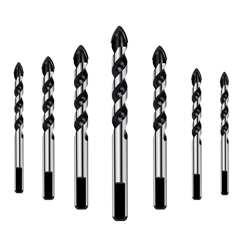 

Promotion! Tungsten Carbide Drill Bit Set for Porcelain Ceramic Tile, Concrete, Brick Wall, Glass, Mirrors, Plastic Masonry and