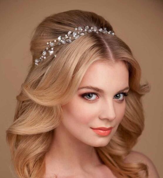 

Best Selling Bridal European Hair Band Handmade Crystal Bridal Gown Headpieces Accessories Wedding Bridal Handmade Headdress