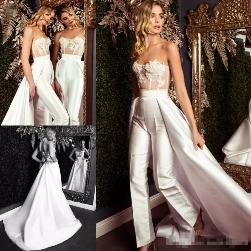 strapless jumpsuit formal