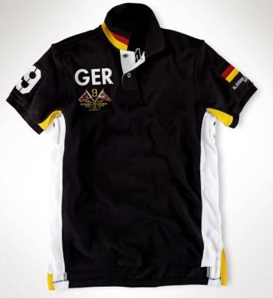 

2016 Summer Polo Shirt Sailing Team Race BR CAN GER ITA Spain Country Men Short Sleeve Sports T-Shirt Mexico UAE SUI NW USA, White;black
