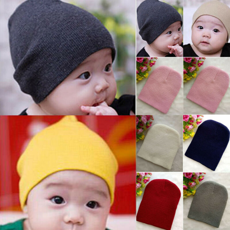 

Fashion New 2020 Unisex Baby Cap Beanie Boy Girl Toddler Infant Children Cotton Soft Cute Hats, White