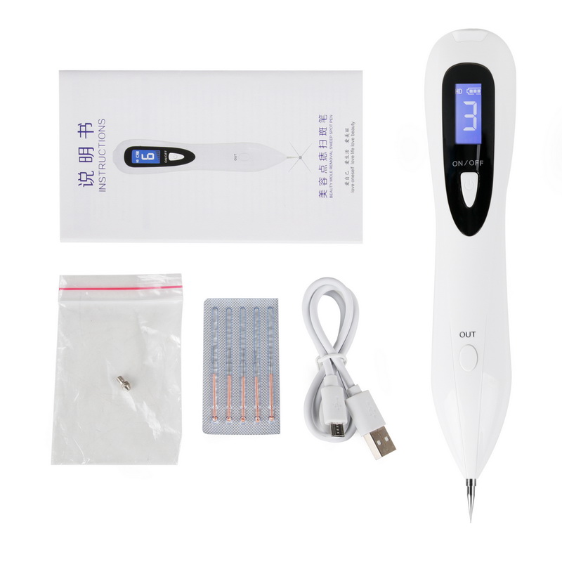 

NEW LCD Skin Care Point Pen Mole Removal Dark Spot Remover Pen Skin Wart Tag Tattoo Removal Tool Laser Plasma Pen Beauty Care