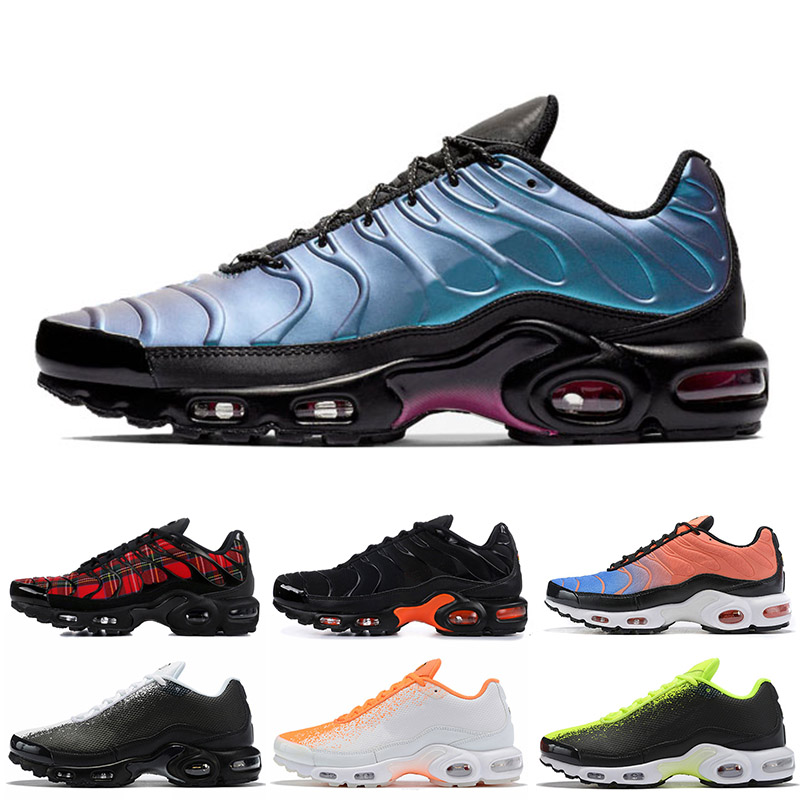 

Fashion Plus TN SE BG Ultra Men Running Shoes Throwback Future TARTAN Triple Black TOTAL CRIMSON TN Mens Shoes Trainers Sports Sneakers, A12