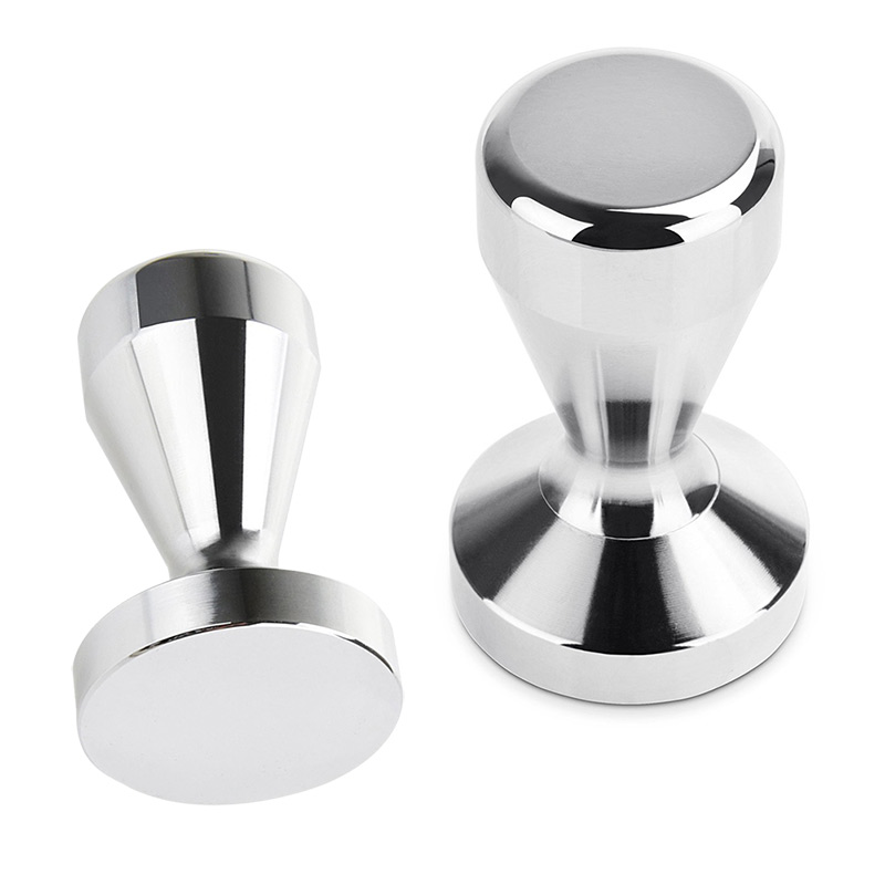 

49mm Stainless Steel Modern Espresso Coffee Tamper Machine DIY Coffee Bean Press Flat Base Hammer GQ