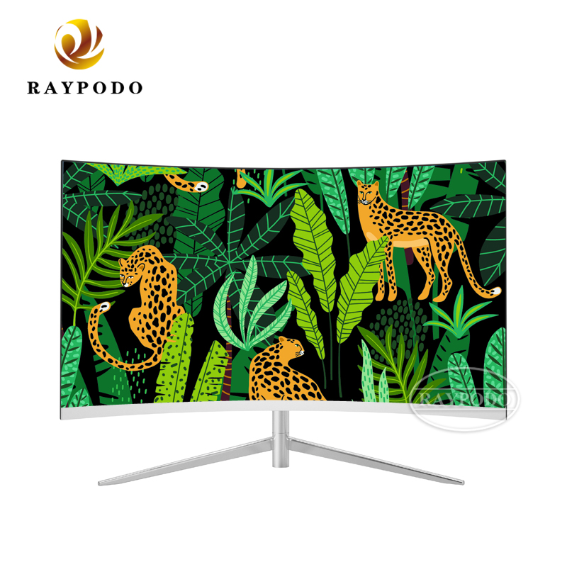 

Raypodo 24 27 inch Curved 1920*1080 TFT LED Gaming PC monitor with VGA and HDMI interface