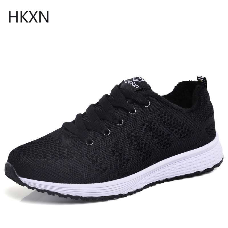 Womens Flats Knitted Mixed Color Moccasins Breathable Cozy Work Shoes