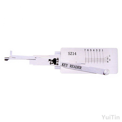 

Original Lishi 2 in 1 SZ14 2 In 1 lock pick and decoder genuine used for Suzuki Motorcycle