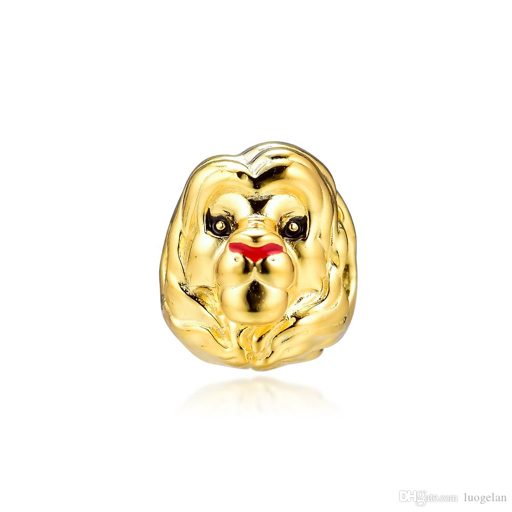 2019 Original 925 Sterling Silver Jewelry limited edition the charm King Lion Simba Beads Fits Pandora Bracelets Necklace for Women Making-image-477240704