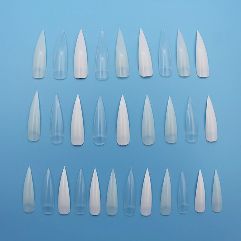 1 Box Fake Long False Nail Tips French Nail Art Artificial Capsule Ongle Acrylic Gel Uv Manicure Set Diy Young Nails Natural Nails From Jerry02