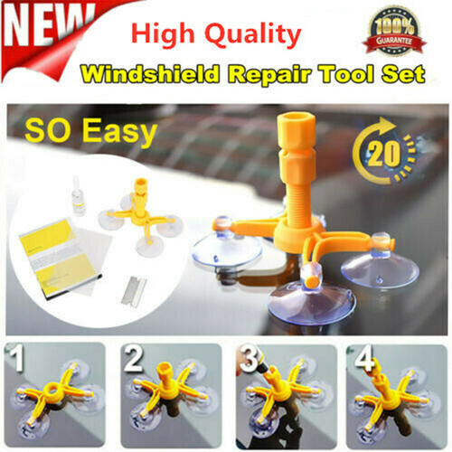 

Car Glass Repair Tool Windscreen Windshield DIY Kit Wind Glass For Chip Crack