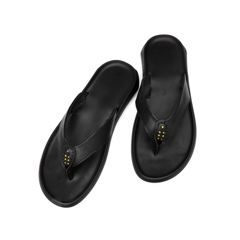 

sandel chancla mens roman for herren Flip-flops sandalias size slapi hombre 2020 rubber Flip para de man shoes sandal rasteira, Black