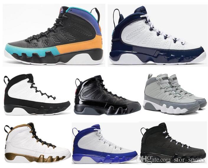 High Quality 9 Dream It Do It UNC Bred Space Jam Basketball Shoes Men 9s Tour Yellow PE Spirit Anthracite Sneakers With Box