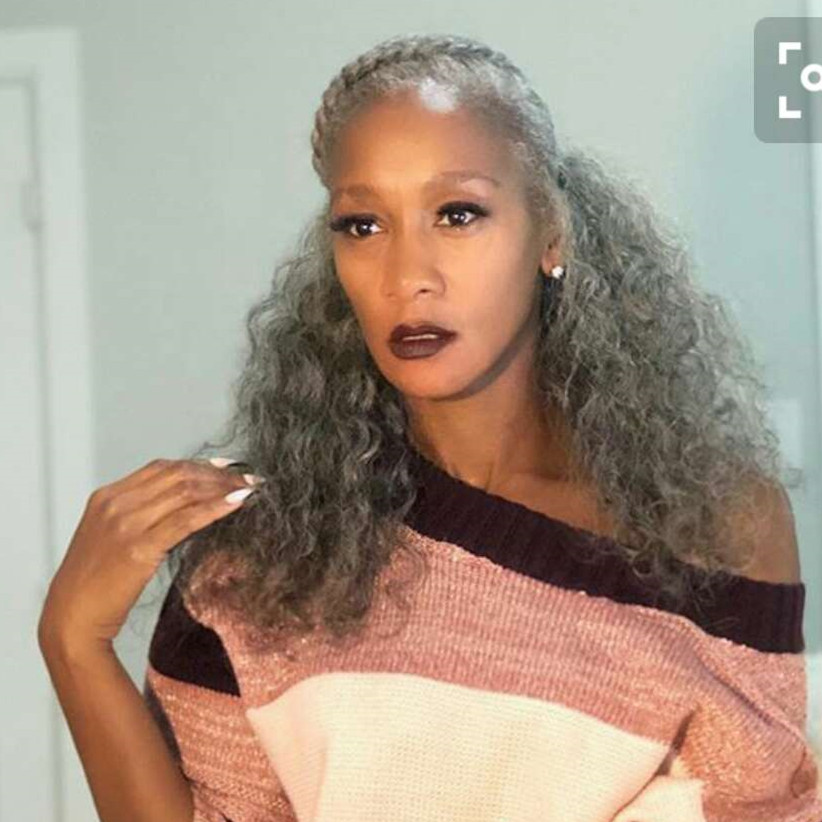 

New Arrival Women grey hair extension silver grey afro curly Wave drawstring human hair ponytails clip in gray hair 100g 120g 140g