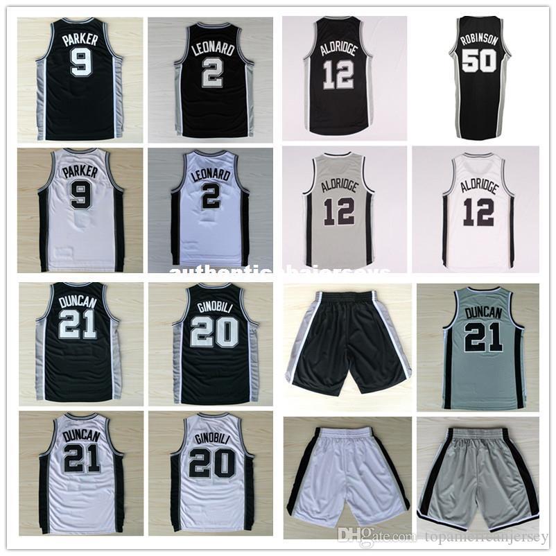 

TD #21 kl #2 Lamarcus Aldridge #12 Tony Parker #9 Manu Ginobili #20 David Robinson #50 Basketball Jersey Ncaa College, Orange