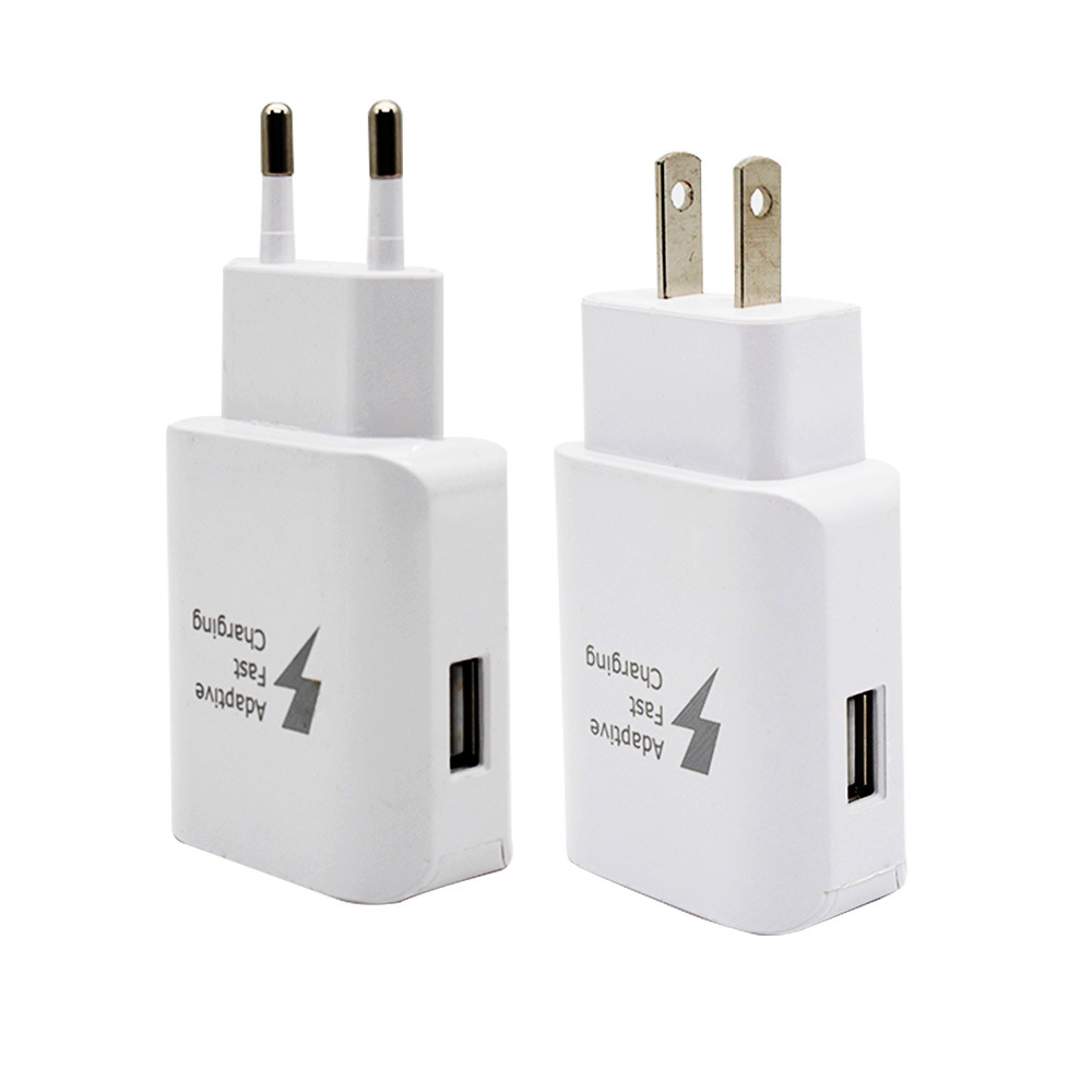 

USB Real Fast Wall Charger 2A Charging Speed EU US AC Home Travel Wall chargers Adapter For LG XIaomi S8 S10 Note10 android phone
