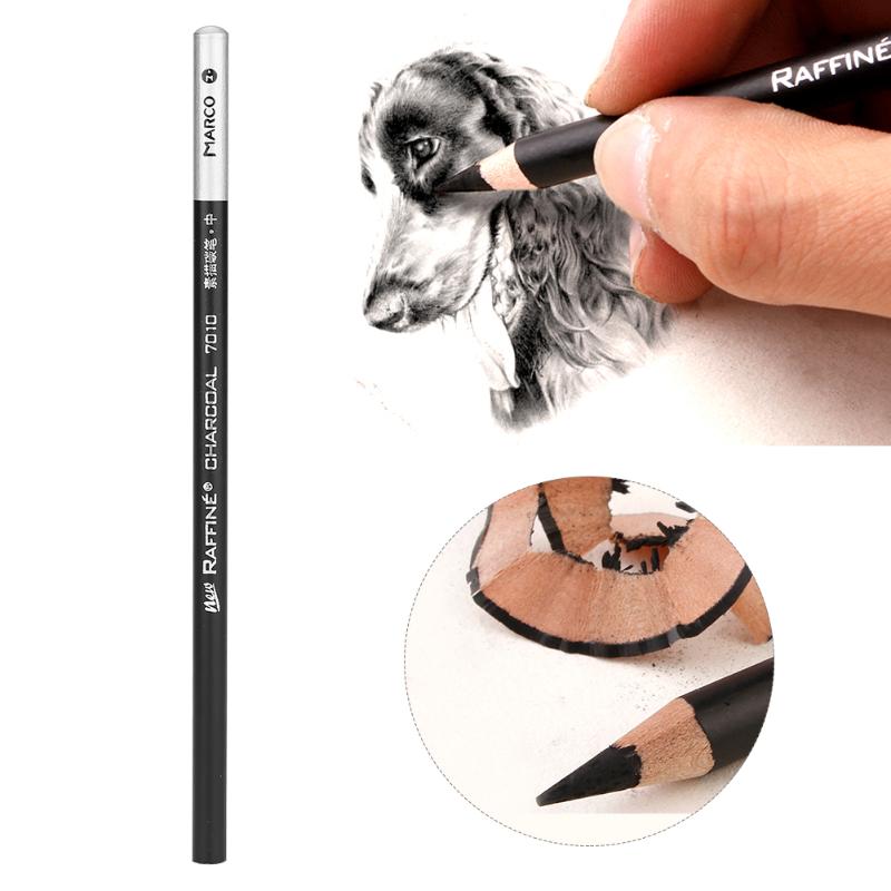 

12pcs Charcoal Pencil Set Professional Pencil Art Drawing Sketching Pencils Stationery For Art Students Painting Amateurs