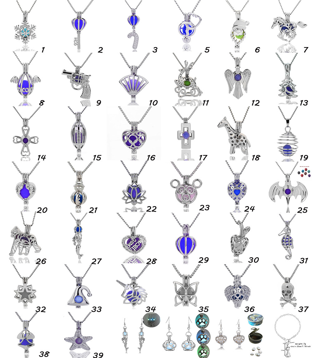 

3 Colour Designs For Your Choose - Locket Cages Love Pearl/ Gem Beads Oyster Pearl Mountings - Pearl Cage