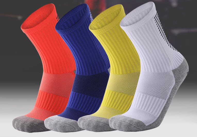 

Middle tube socks thickened towel bottom adult antiskid wear resistant football socks comfortable breathable sports socks fitness yakuda, Socks 03