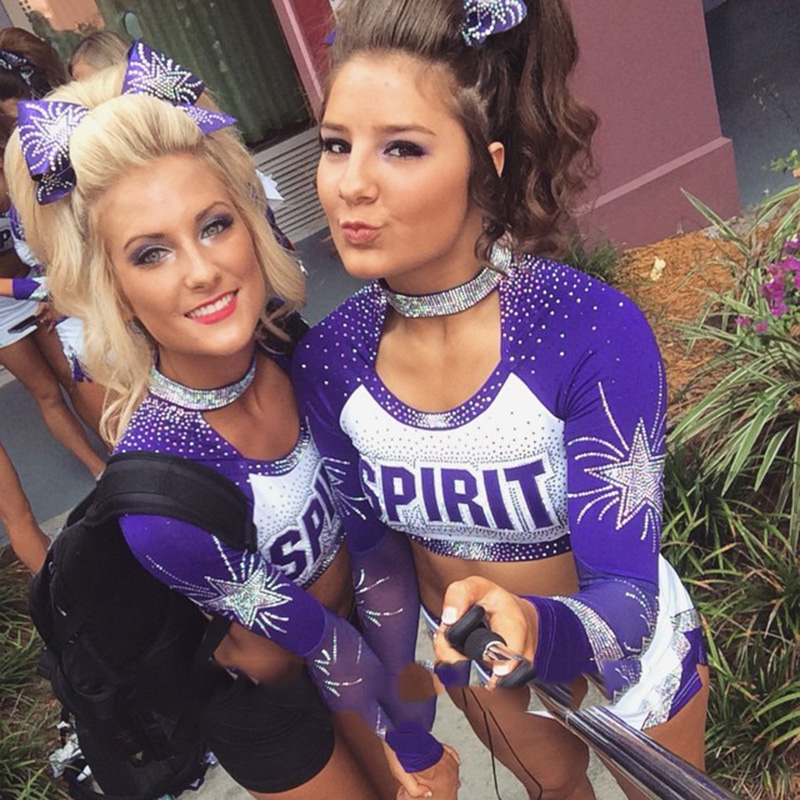 

5sets Long Sleeve Style Girls Cheerleader Uniform Cheerleader Costume pick size pick style