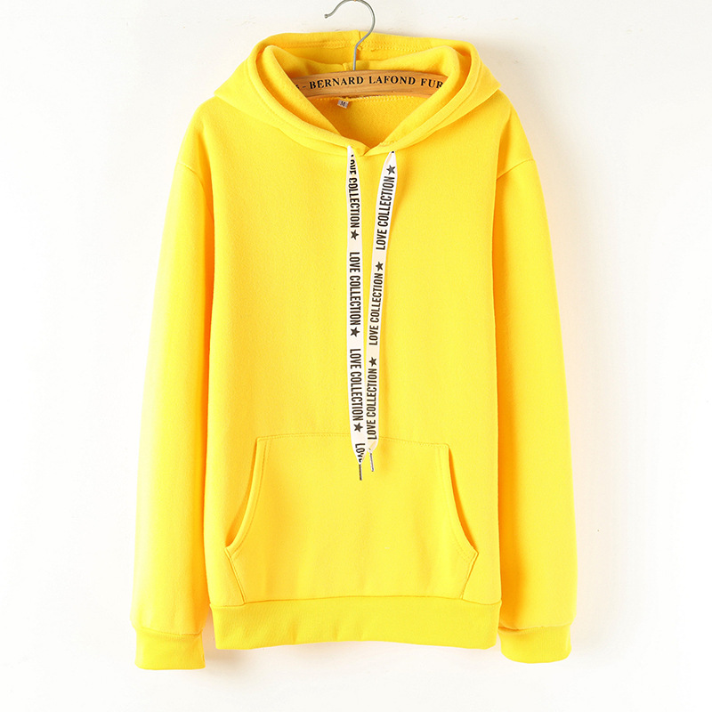 

2020 Autumn Women Hoodies Casual Female Hooded Plus Size XXXL Street Wear Winter Woman Pullovers Pockets Wool Lady Sweatshirts, Xam184e