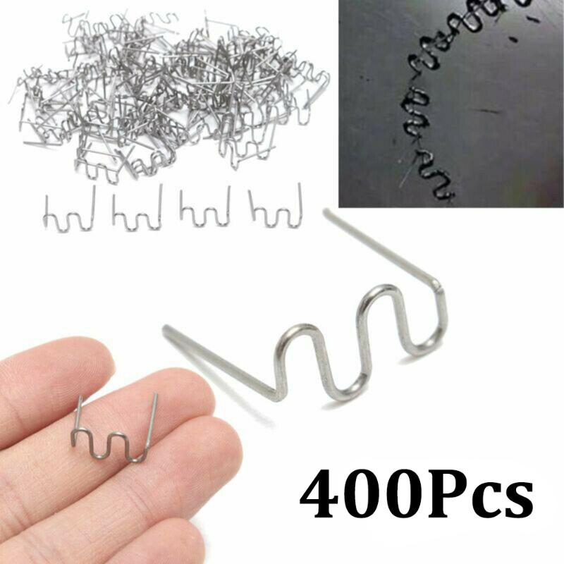 

400pcs 0.8mm Precut Wave Hot Staple For Plastic Stapler Repair Welder