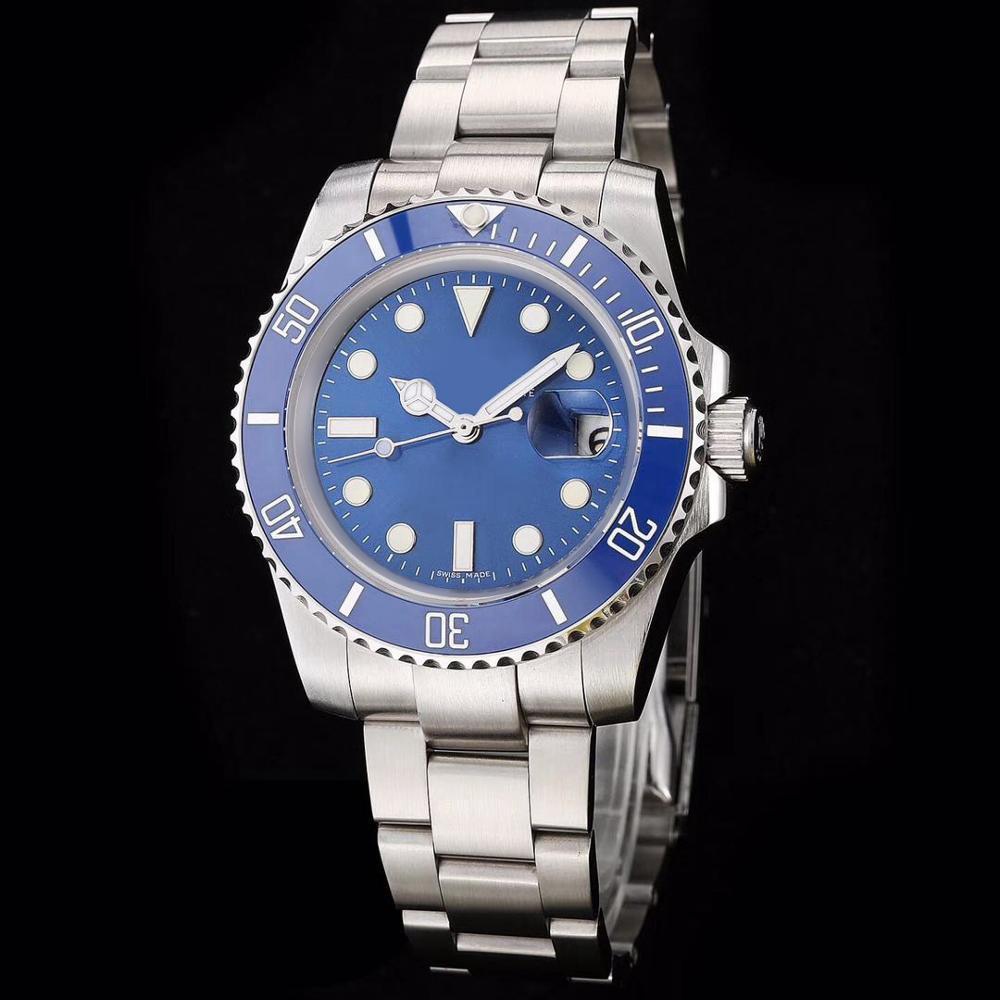 New arrival high quality hot sale men's automatic mechanical watch 116619LB 40mm blue dial 2813 automatic movement stainless steel strap-image-495916866