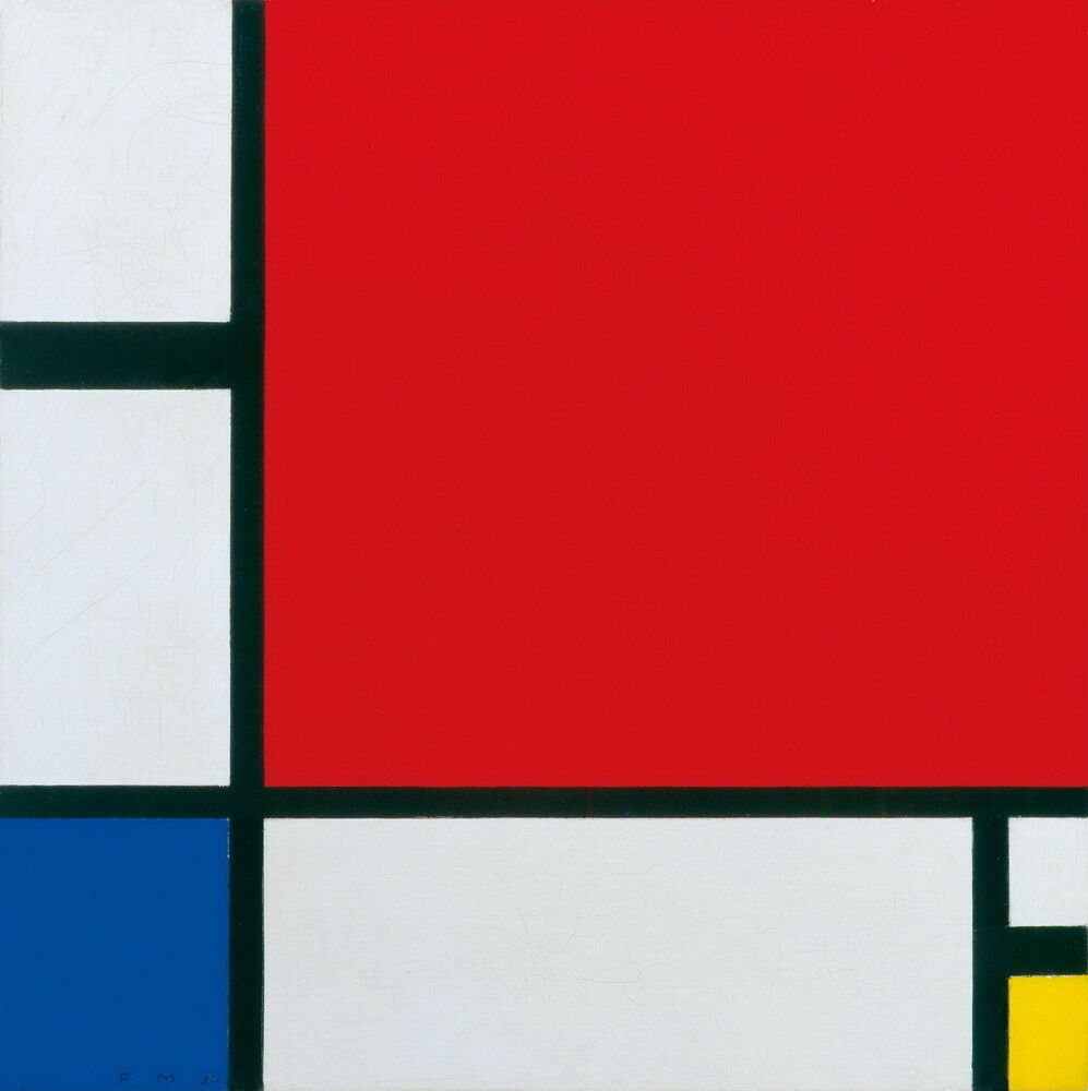 

Piet Mondrian Composition with Red Blue and Yellow Home Decor Handpainted &HD Print Oil Painting On Canvas Wall Art Canvas Pictures 191107