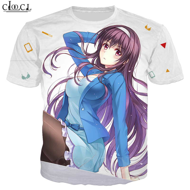 

New Style Anime Saenai Heroine No Sodatekata T Shirt Men Women 3D Print Japan Kimono Anime Girls Plus Size Harajuku Streetwear Tops, T shirt 1