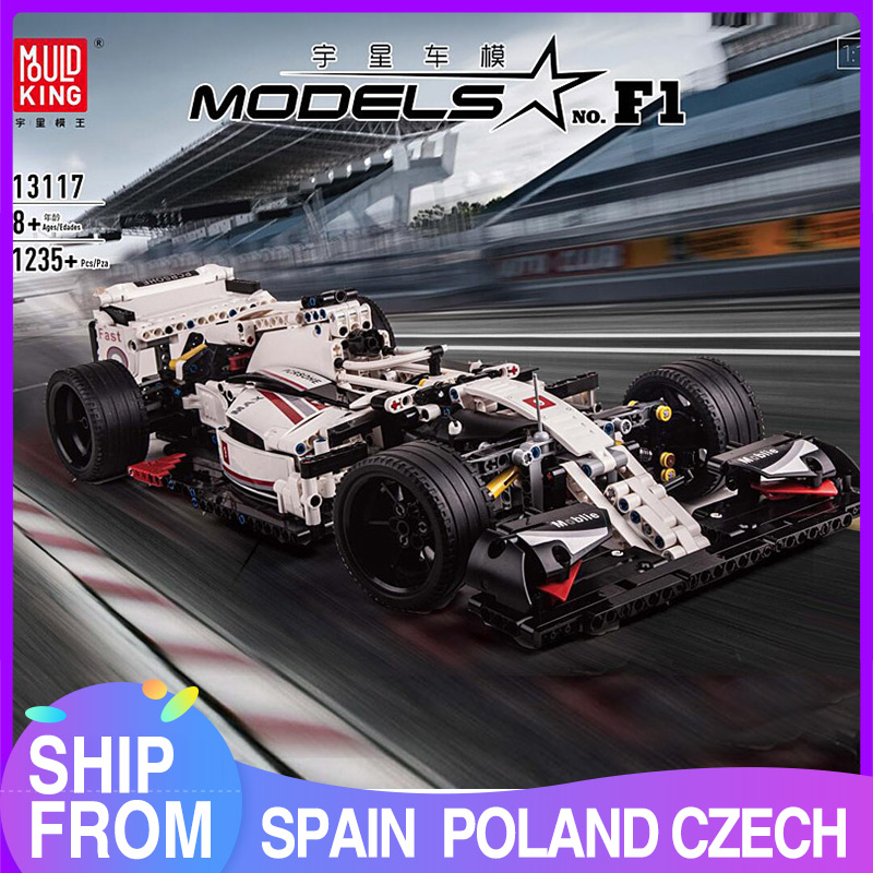 

13117 1235PCS Technic Stadt F1 Racing auto Die 24 stunden Rennen Auto Modell Bausteine Ziegel mit Building Blocks compatible 42096