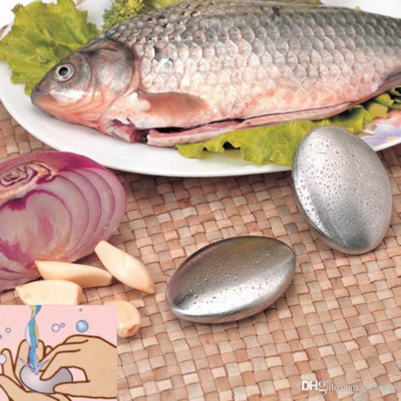 

Oval Shape Stainless Steel Soap Magic Eliminating Odor Smell Cleaning Kitchen Bar Hand Chef Odour Remover Small Size 3006028