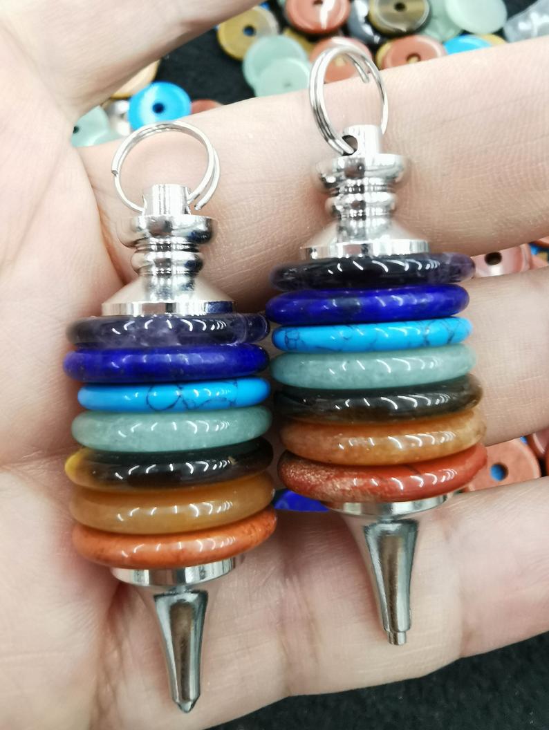 

Quartz Stone - Healing Crystals & Chakra Stone Sphere 1set, Black