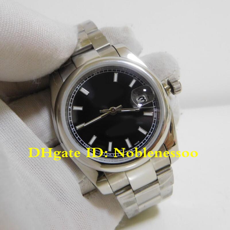 

17 Style Mens 36mm Watch Datejust 116200 Black Dial Stainless Steel Asia 2813 Movement Automatic Men's Watches, Original box