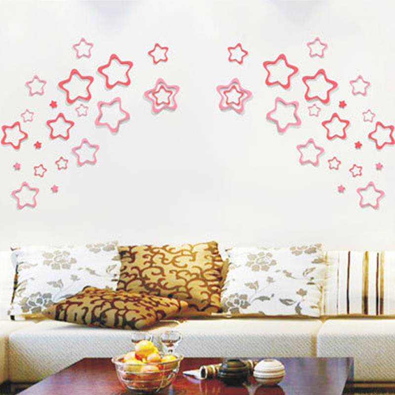 

Children's living room wall stickers 3D three-dimensional wooden creative wall stickers for home decor decoration