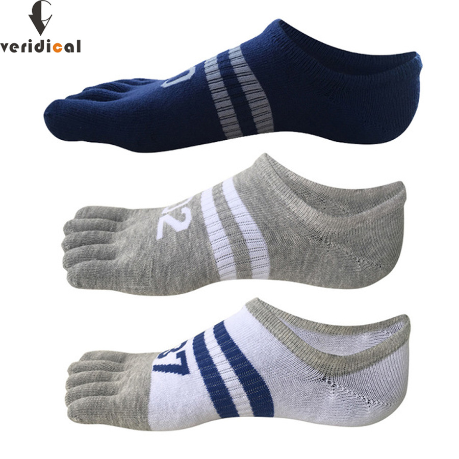 Damen Frauen Home Yoga toe fünf Finger Socken rutschfeste Knöchel kurze Socken/_