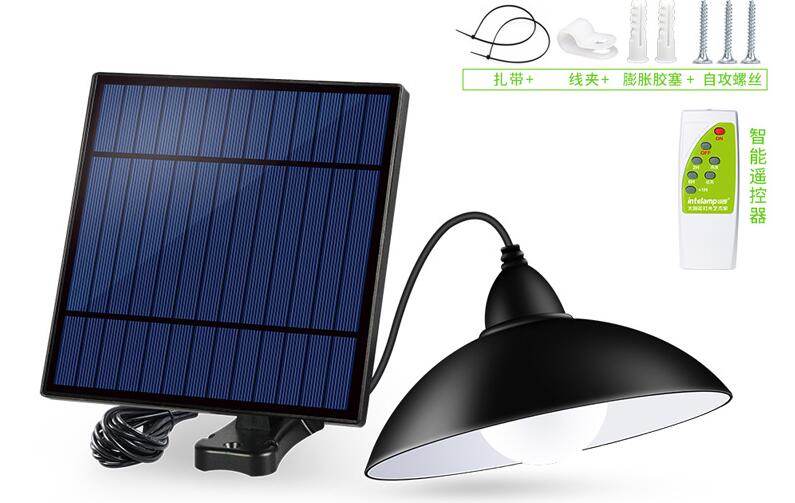 

Chandelier Solar Light With Remote Control Retro Lampshade Solar LED Bulb 3M Cord Hanging Light For Outdoor Garden Yard Lamp