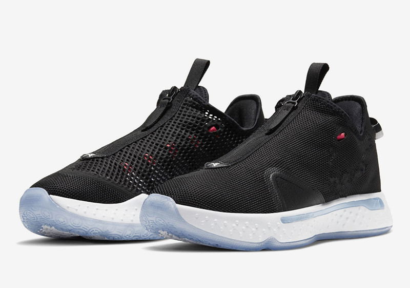 

New PG 4 Black White shoes for sale With Box Paul George 4 Light Smoke Grey Basketball shoes store size 36-46, 1#