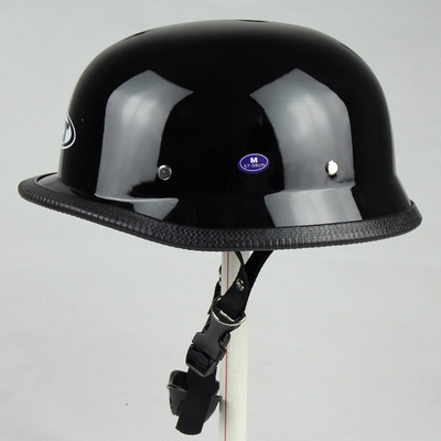 

Retro Motorcycles Helmet Summer Unisex half Helmet All Season Safety Casco Crash Hat Anti Strike Headgear, Sub black