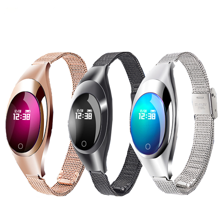 

Z18 Smart Bracelet Bluetooth Smart Wristband Blood Pressure Heart Rate Monitor Fitness Tracker Pedometer Women Watch