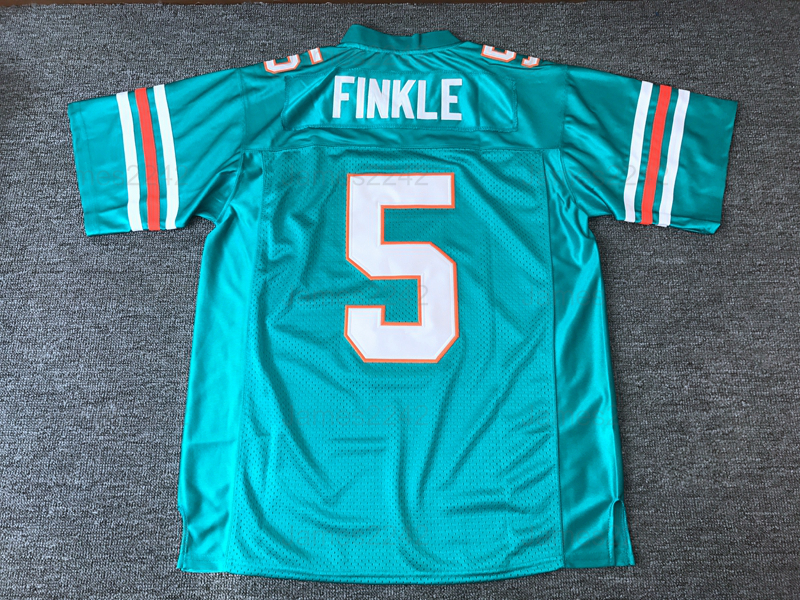 

Ray Finkle #5 Ace Ventura Pet Detective Movie Men Football Jersey Stitched Teal Retro S-XL High Quality Free Shipping, Green