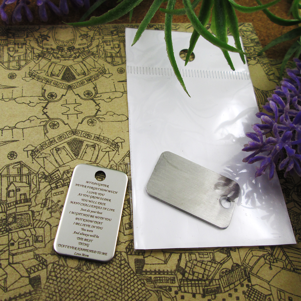

40pcs--"my daughter never forget how much"stainless steel charms more style for choosing DIY Charms pendants for necklace