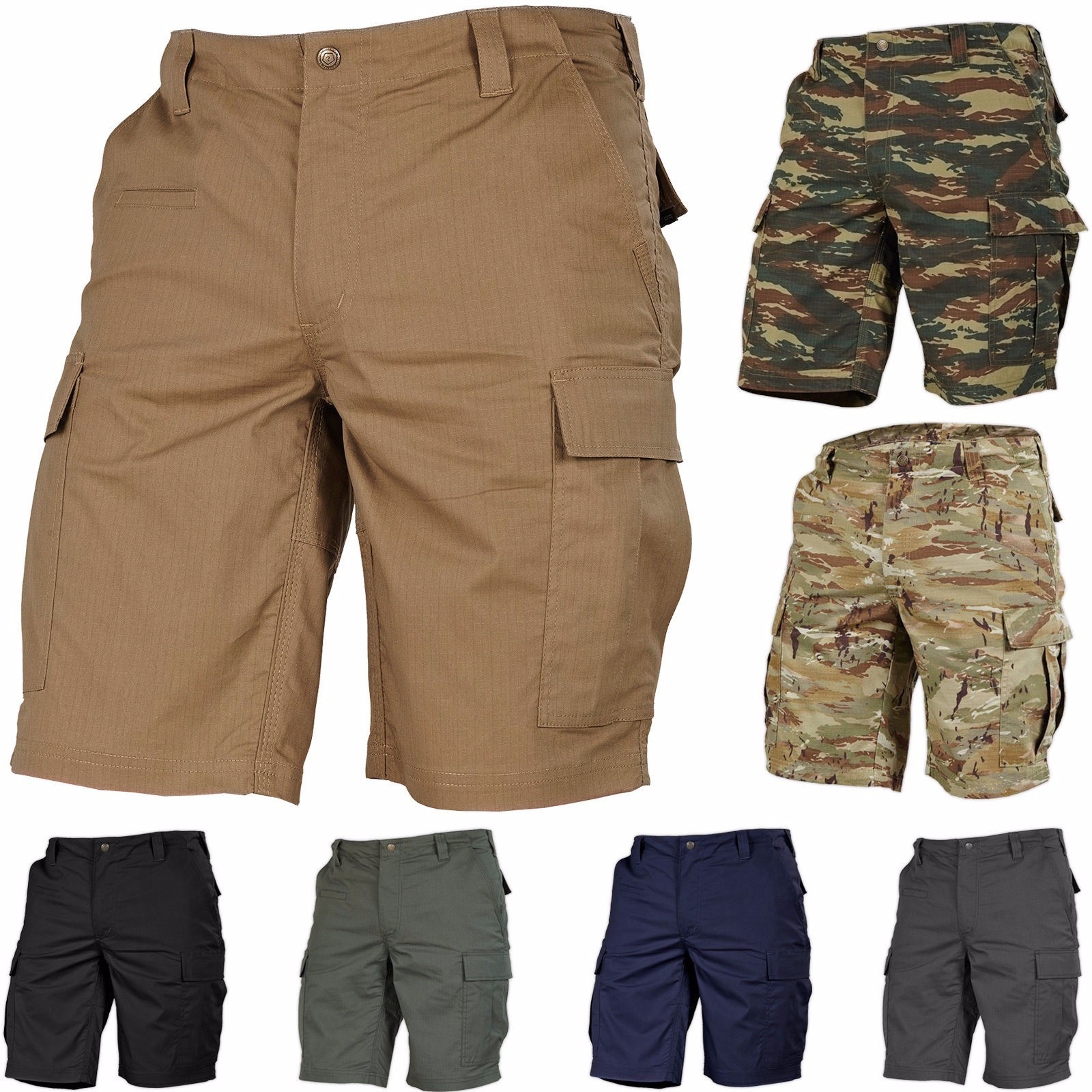 camo hiking shorts