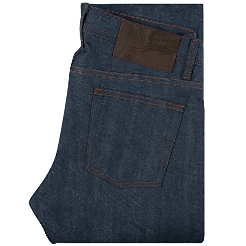 

Famous Denim Men's Weird Guy-Ocean Blue Stretch Selvedge, As pic