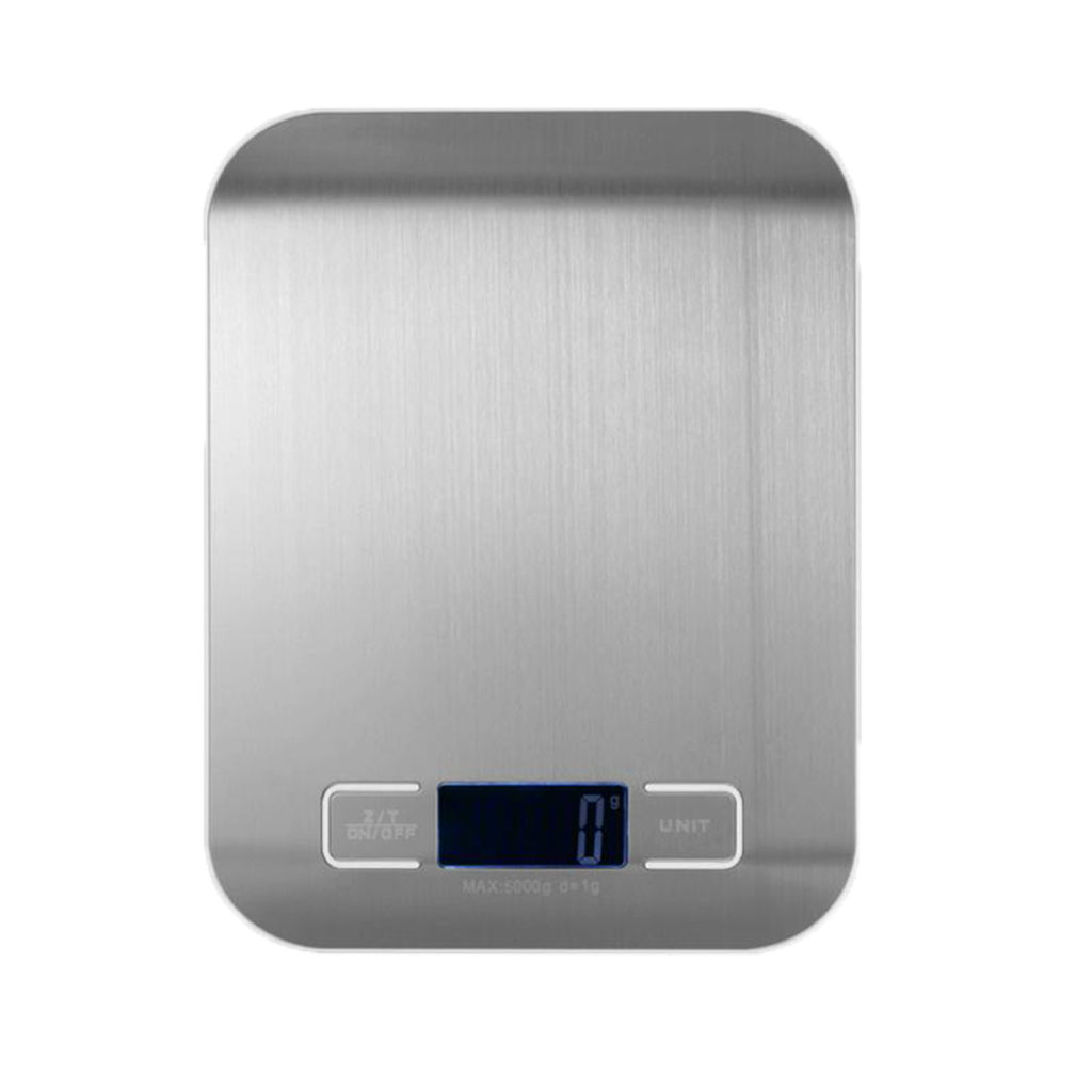 

food digital kitchen scale weight grams and oz for baking and cooking, stainless steel